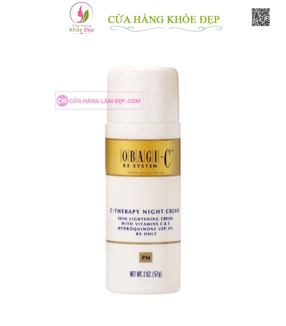 Kem Dưỡng Ẩm, Phục Hồi Da Ban Đêm Obagi-C Rx C-Therapy Night Cream