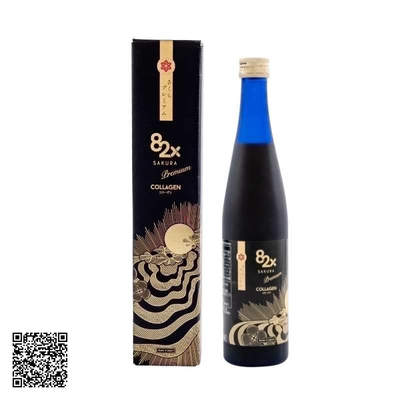 Nước Uống Collagen 82x Sakura Premium Nhật Bản 500ml