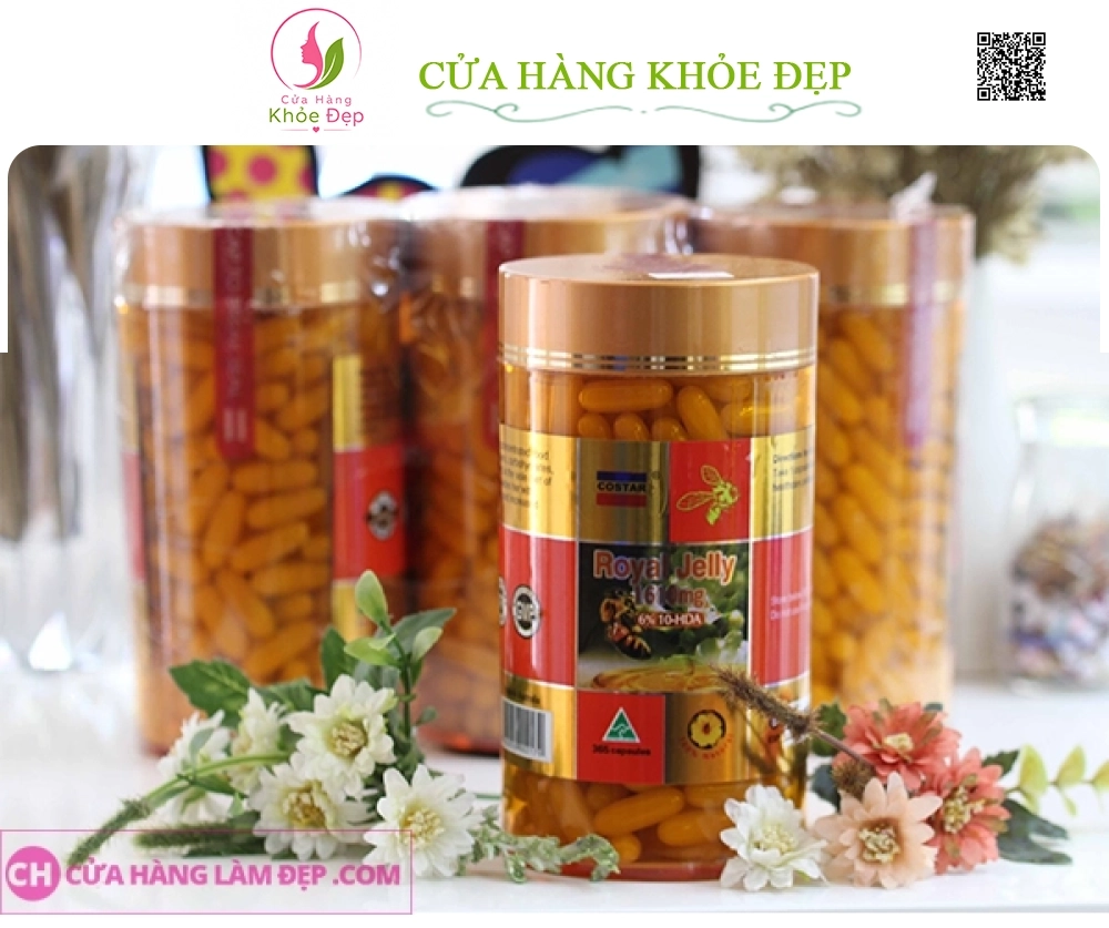 Sữa Ong Chúa Royal Jelly Costar (1610mg x 365 viên)