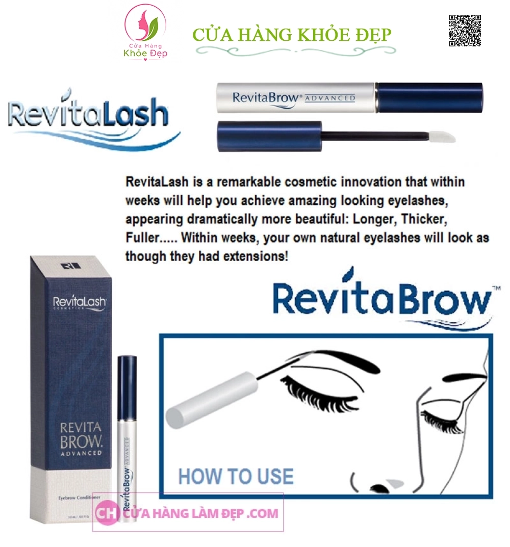 Serum dưỡng Mọc Lông Mày RevitaBrow EyeBrow Conditioner (3ml)