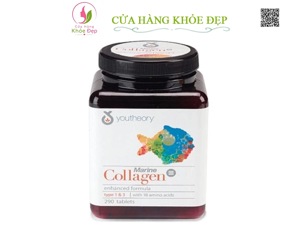 Collagen Youtheory Type 1 2 & 3 (290 Viên)