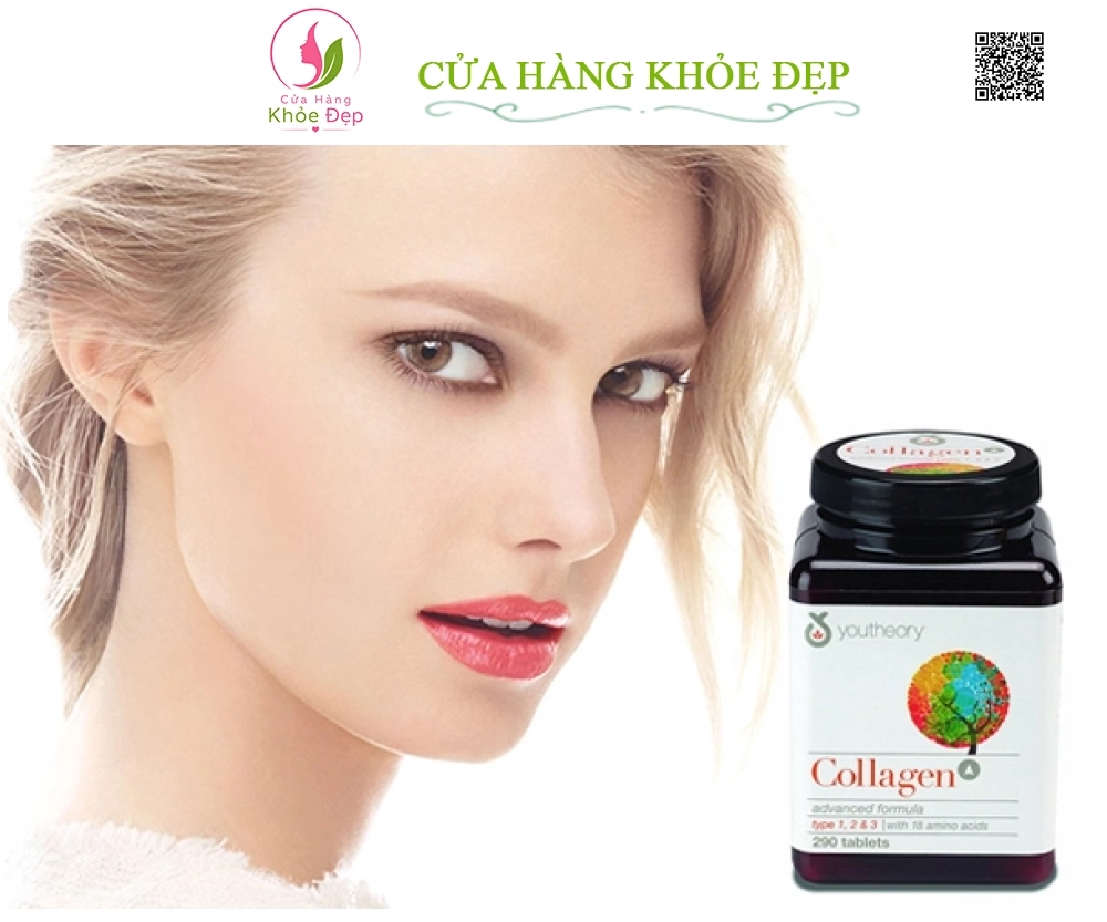 Collagen Youtheory Type 1 2 & 3 (290 Viên)