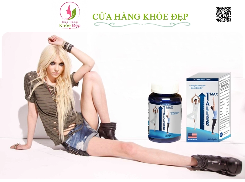 Taller Max Viên uống Tăng Chiều Cao Hiệu Quả Từ Mỹ
