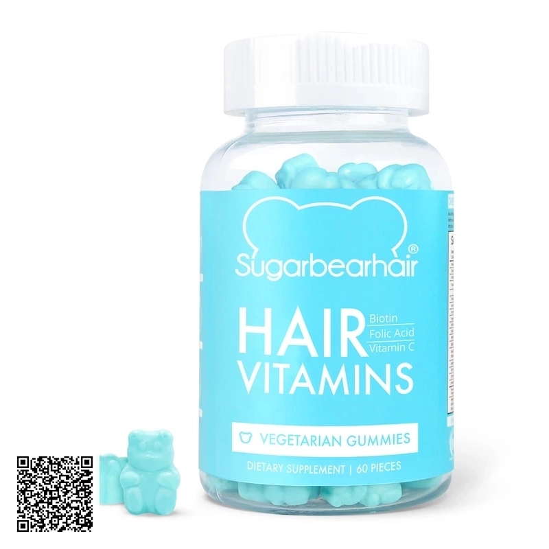 Kẹo Dẻo Bổ Sung Vitamin Kích Thích Mọc Tóc Hair Vitamins Sugarbearhair