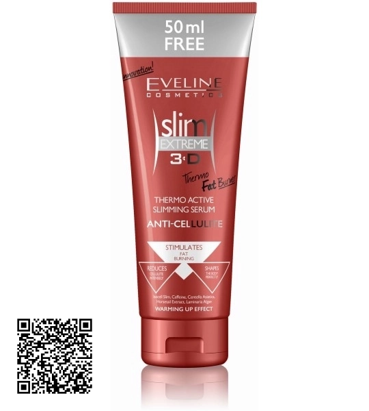 Kem Giảm Béo - Tinh Chất Đốt Cháy Mỡ Tích Tụ Eveline Thermo Active