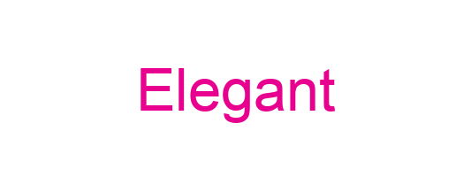Elegant
