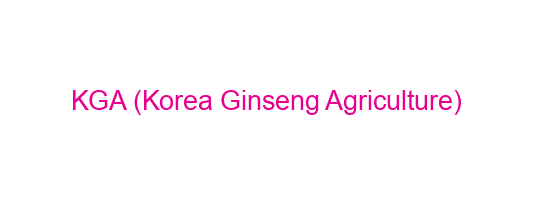 KGA (Korea Ginseng Agriculture)