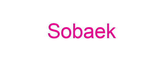 Sobaek
