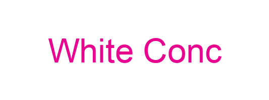 White Conc